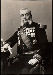 Portræt af Armand Besnard (1833-1903), fransk admiral. af French Photographer